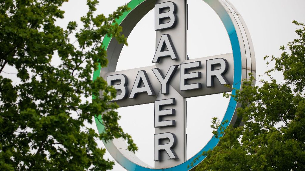 Logo del gigante agroquímico y farmacéutico alemán Bayer