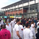 Acto de clausura del hospital de Ifema, en Madrid