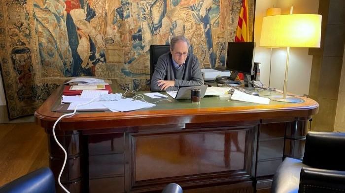 El presidente de la Generalitat, Quim Torra