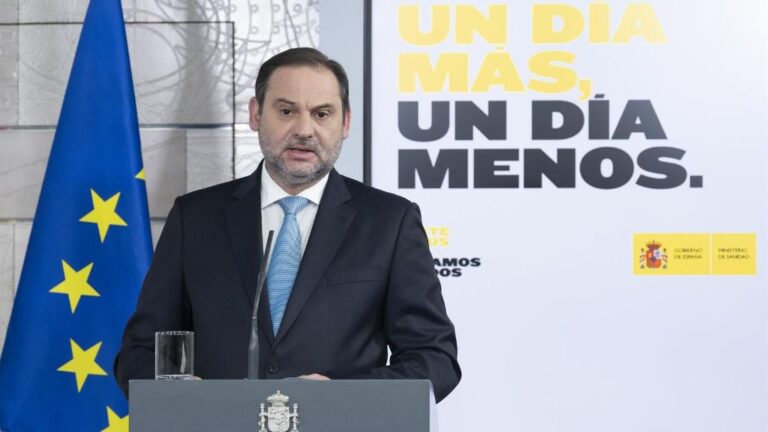 El ministro de Transportes, Movilidad y Agenda Urbana, José Luis Ábalos