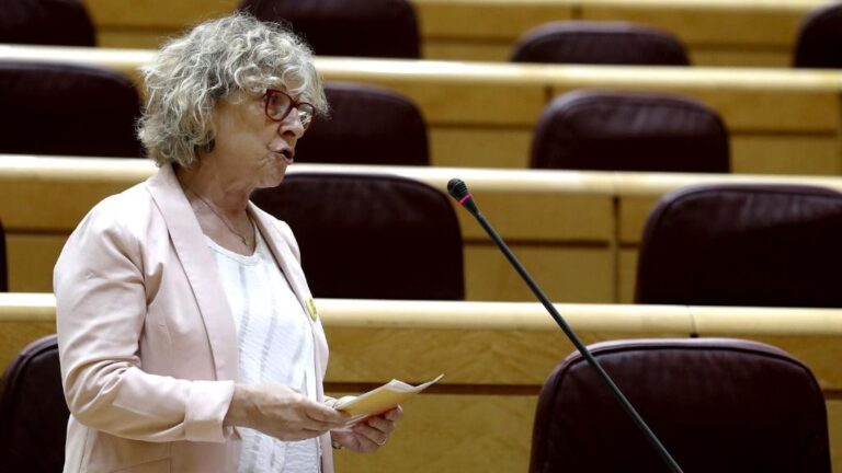 La portavoz de ERC en el Senado, Mirella Cortés