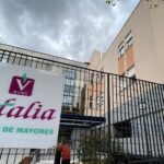 Centro de Mayores Vitalia ubicado en Leganés donde los militares de la UME están llevando a cabo tareas de desinfección para evitar así la propagación del coronavirus en los centros de mayores, en Madrid (España), a 24 de marzo de 2020.