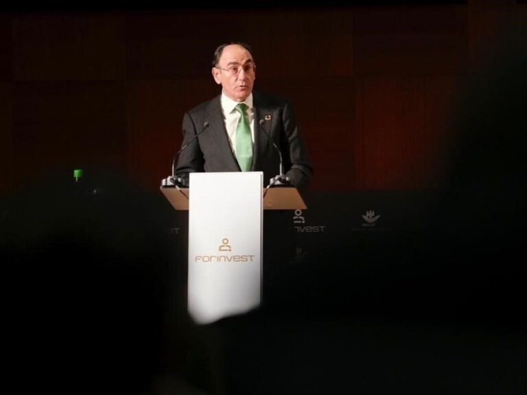 El presidente de Iberdrola, Ignacio Galán, en la Noche de las Finanzas