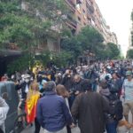 Decenas de personas se congregaron en Madrid en la zona de Núñez de Balboa el miércoles 13 de mayo