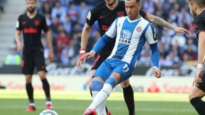 Raúl de Tomás y Saúl Ñíguez en el Espanyol-Atlético futbol