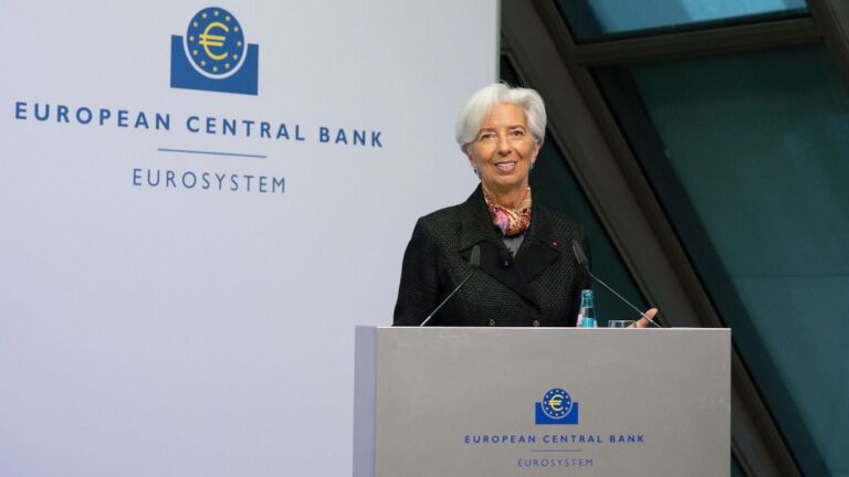 Christine Lagarde, presidenta del BCE