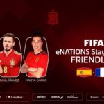 Cartel anunciado de la selección de 'efootball' que se medirá en un amistoso a Francia