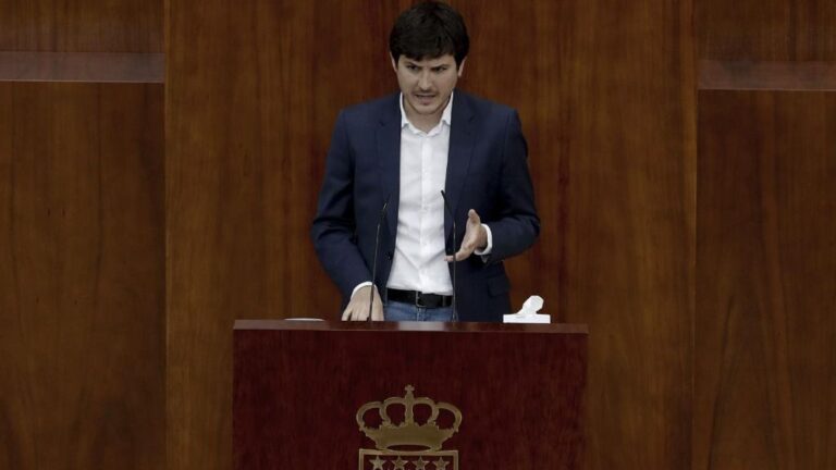 El portavoz de Más Madrid, Pablo Gómez Perpinyà