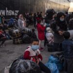 Migrantes en Lesbos refugiados
