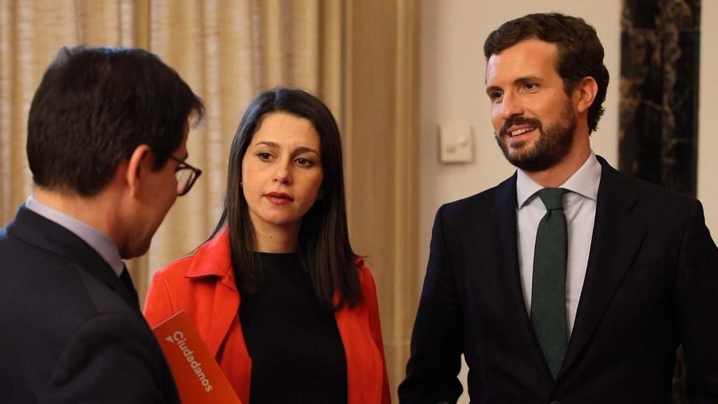 Pablo Casado e Inés Arrimadas