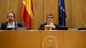 El vicepresidente segundo del Gobierno y ministro de Derechos Sociales y Agenda 2030, Pablo Iglesias, comparece ante la Comisión para la Reconstrucción Social y Económica.