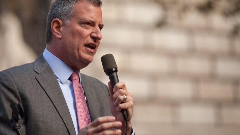 Bill de Blasio, alcalde de Nueva York