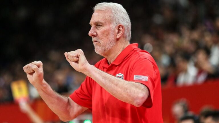 entrenador del San Antonio Spurs y seleccionador estadounidense, Gregg Popovich