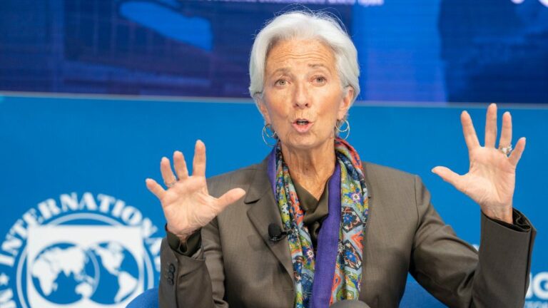 Christine Lagarde, presidenta del BCE