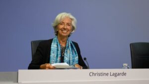 La presidenta del BCE, Christine Lagarde