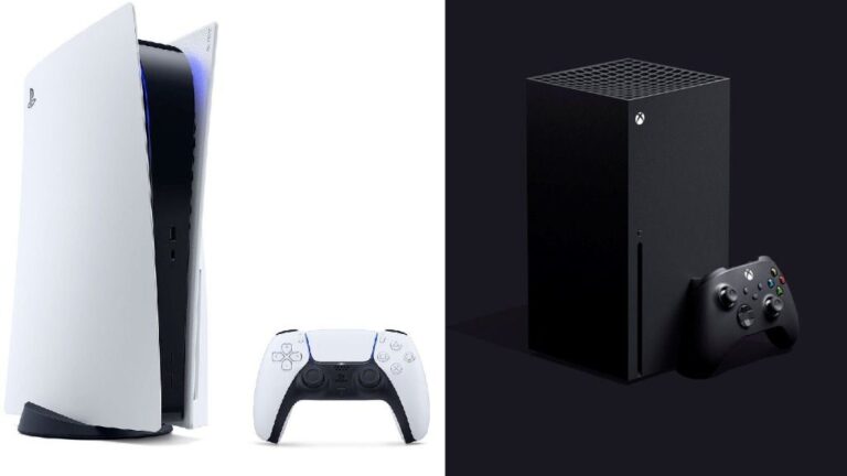 PlayStation 5 (izquierda) y Xbox Series X (derecha).