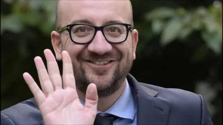 Charles Michel, primer ministro de Bélgica