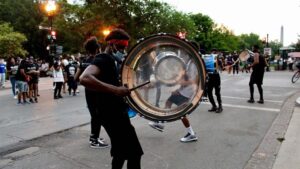 Protestas en el marco del movimiento 'Las vidas negras importan' en Washington, Estados Unidos