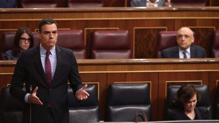 El presidente del Gobierno, Pedro Sánchez