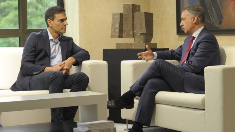 Pedro Sánchez e Iñigo Urkullu