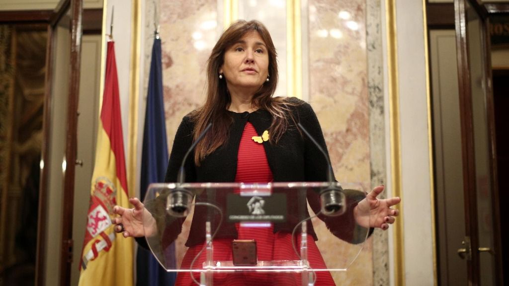 La portavoz parlamentaria de Junts per Catalunya (JxCat), Laura Borràs