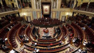 Vista del hemiciclo del Congreso