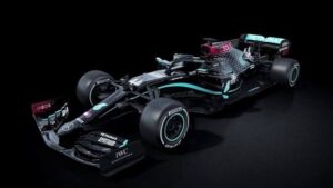 Nuevo aspecto del monoplaza Mercedes
