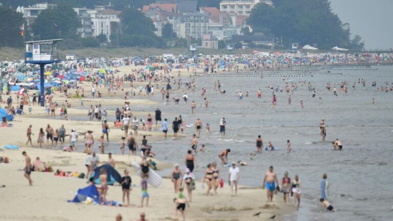 Playa en la isla de Usedom