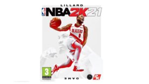Damian Lillard en la portada de NBA 2K21