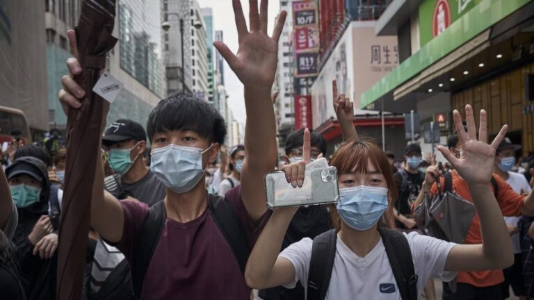 Protestas contra la ley de seguridad nacional en Hong Kong