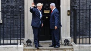 Boris Johnson y Benjamin Netanyahu