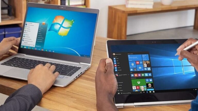 Windows 7 y Windows 10