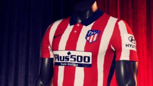 Camiseta del Atlético de Madrid para la temporada 2020-21
