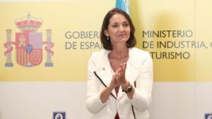 La ministra de Industria, Comercio y Turismo, Reyes Maroto.