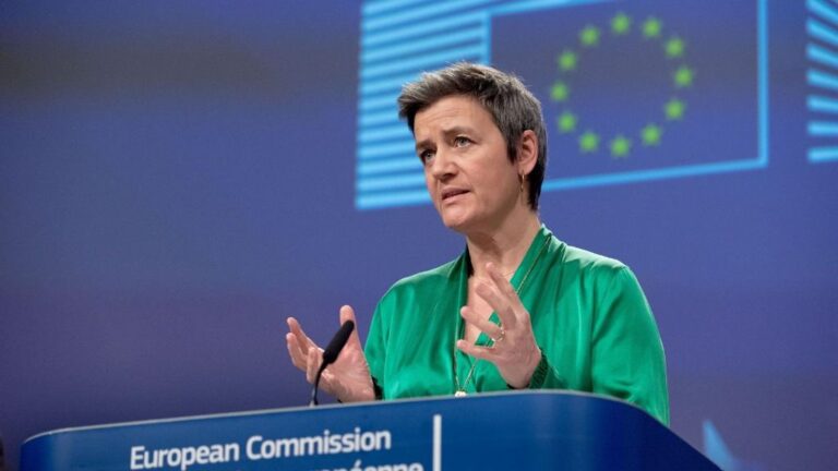 La vicepresidenta ejecutiva y responsable de política de competencia, Margrethe Vestager