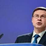 El vicepresidente económico de la Comisión Europea, Valdis Dombrovskis