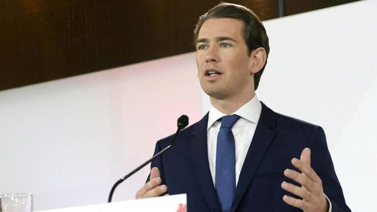 El canciller austriaco, Sebastian Kurz