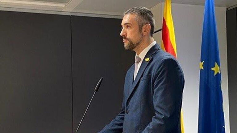 El conseller de Acción Exterior, Relaciones Institucionales y Transparencia de la Generalitat, Bernat Solé