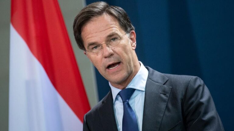 El primer ministro de Países Bajos, Mark Rutte