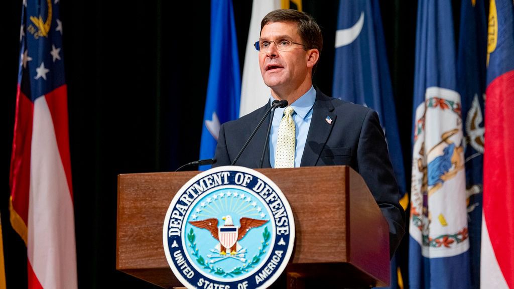 Mark Esper, secretario de Defensa de los Estados Unidos