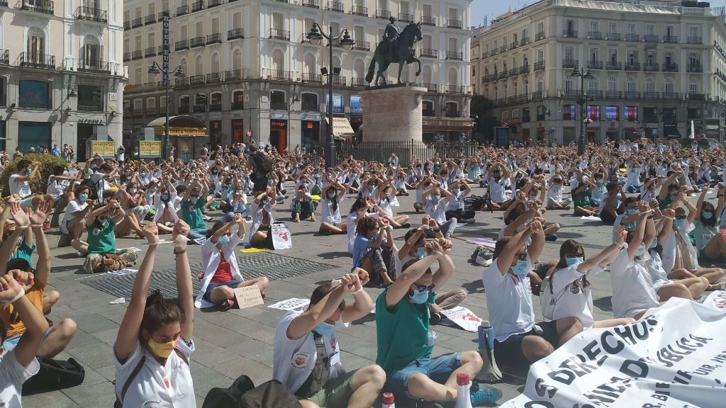 Manifestación Mir