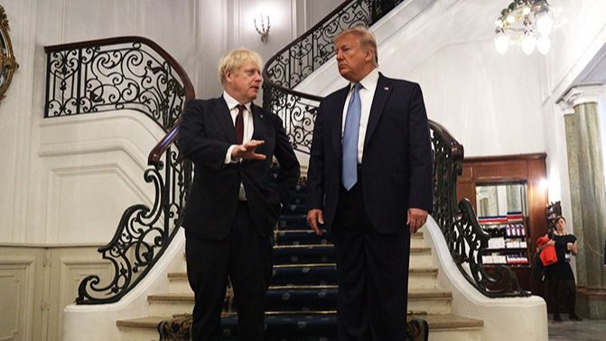 Boris Johnson y Donald Trump