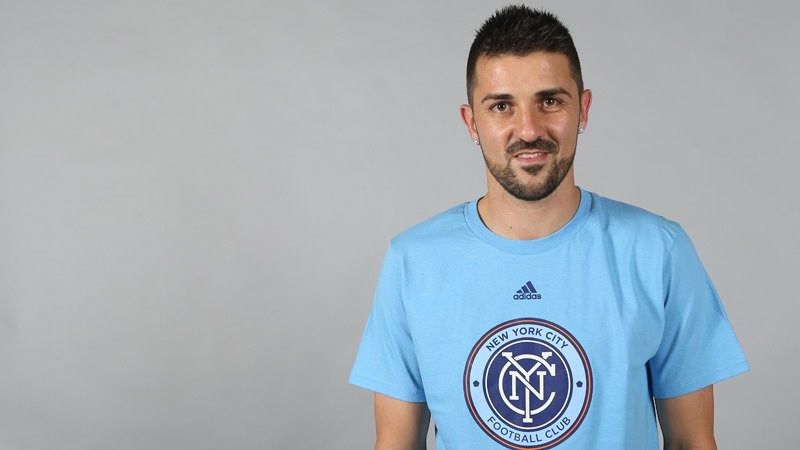 David Villa con el New York City