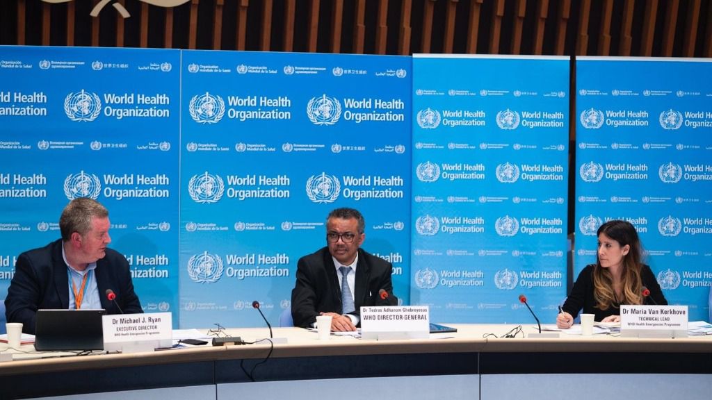 El director general de la Organización Mundial de la Salud, Tedros Adhanom Ghebreyesus, comparece en rueda de prensa para informar sobre la evolución de la pandemia de coronavirus.