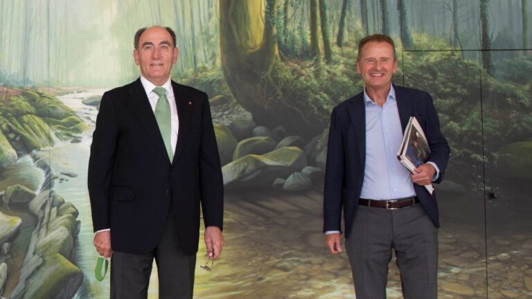 El presidente de Iberdrola y el CEO del grupo Volkswagen