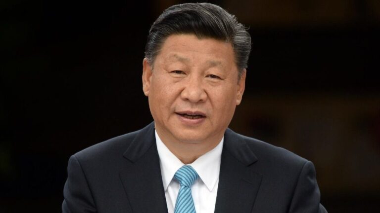 El presidente de China, Xi Jinping, en un acto en Berlín