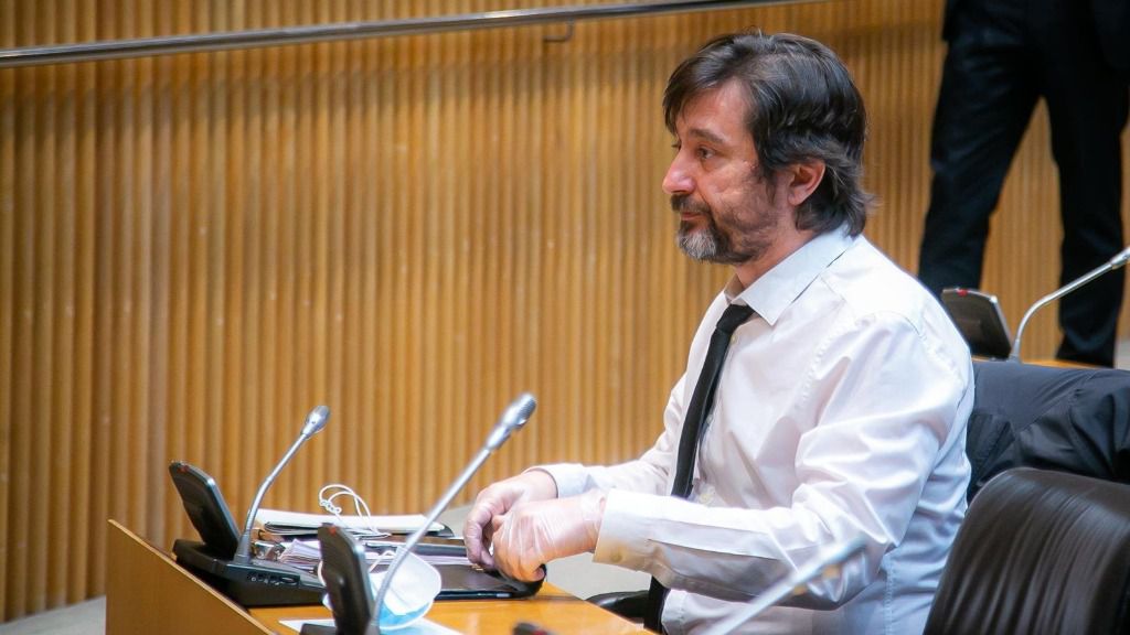 El diputado de Unidas Podemos Rafael Mayoral