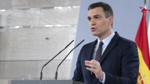 El presidente del Gobierno, Pedro Sánchez