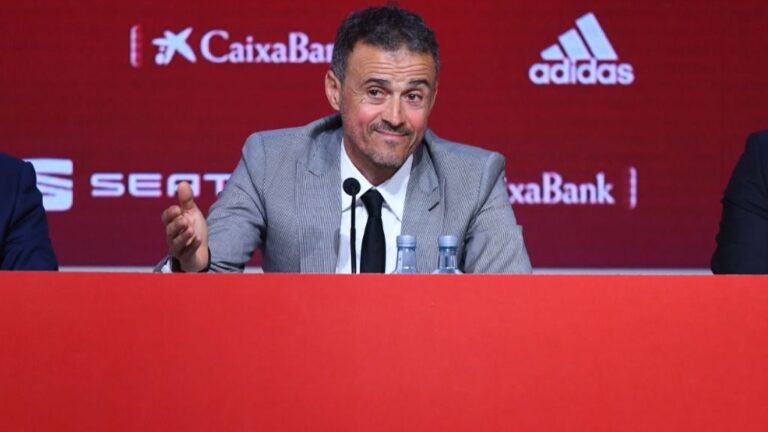 Luis Enrique en rueda de prensa