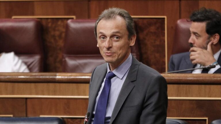 El ministro de Ciencia e Innovación, Pedro Duque, interviene durante la penúltima sesión plenaria en el Congreso de los Diputados antes del paréntesis estival, en Madrid (España)